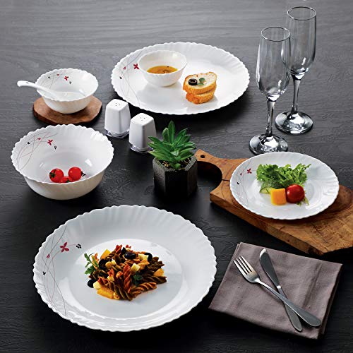 Image 7 of CELLO Lush Fiesta Dazzle Series Opalware Dinner Set