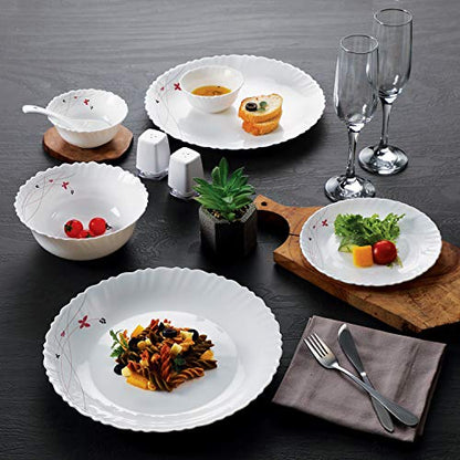 Image 7 of CELLO Lush Fiesta Dazzle Series Opalware Dinner Set