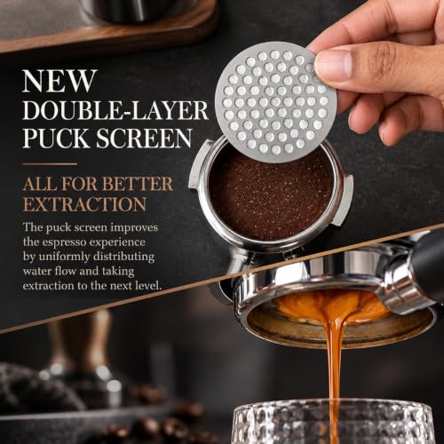 Image 7 of Supvox 51mm Puck Screen 0.8mm Slim 304 Stainless Steel Espresso Mesh