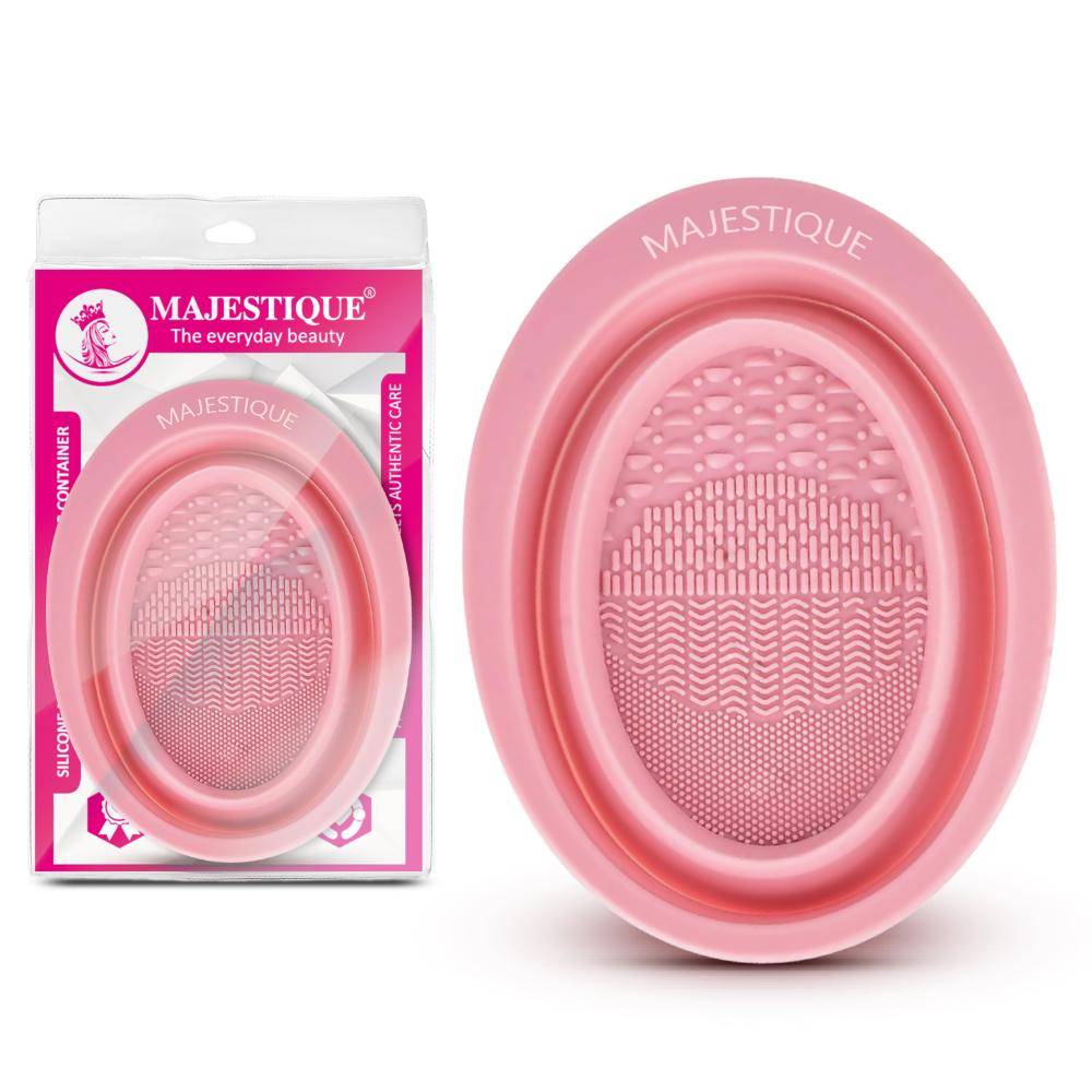 Image 2 of Majestique Silicone Makeup Brush Cleaner Pad