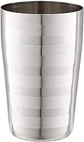 Image 1 of Default Title for the product neelam Stainless Steel 7 22G Diamond Thums Up Glass 300 ml Silver