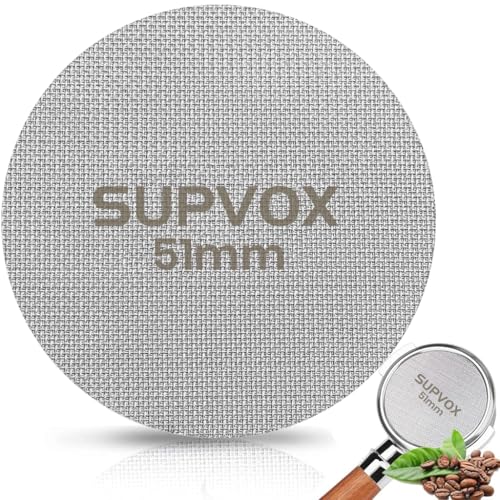 Image 1 of Default Title for the product Supvox 51mm Reusable Puck Screen for Espresso Portafilter 1.7mm Thickness