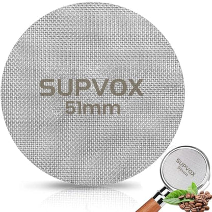 Image 1 of Default Title for the product Supvox 51mm Reusable Puck Screen for Espresso Portafilter 1.7mm Thickness
