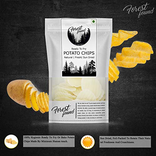 Image 5 of FOREST FOUND Traditional Raw Aloo Chips (Sun-Dried Fryums)