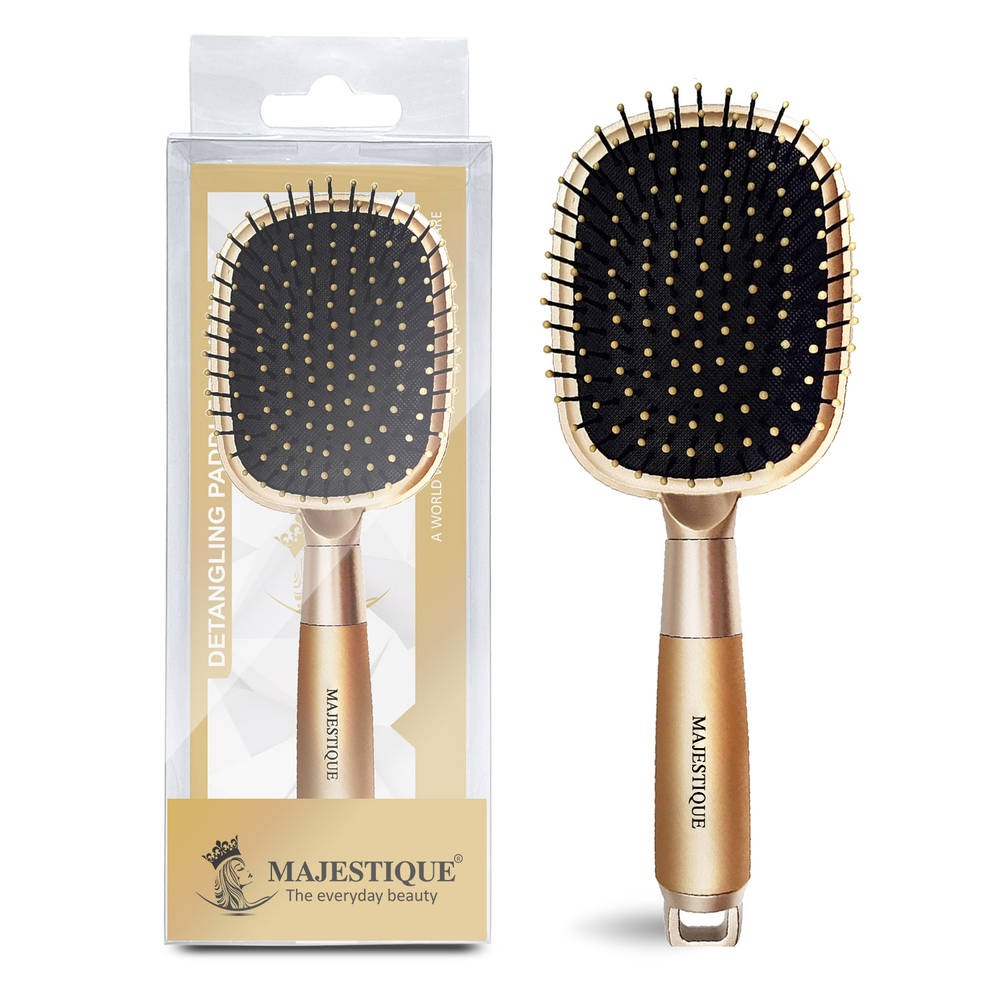 Image 1 of 1 pc for the product Majestique Golden Paddle Hair Brush Refresh and Extend