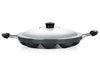 Image 1 of Default Title for the product NIRLON Non-Stick 12 Cavity Appam Paniyarakkal with Stainless Steel Lid