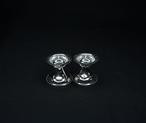 Image 1 of Default Title for the product Dista Silvers Pair of Diyas Silver 20 Grams