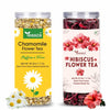Image 1 of Pack of 1 for the product Teaaza Combo – Chamomile Flower Tea - 50G & Hibiscus Flower Tea - 50G