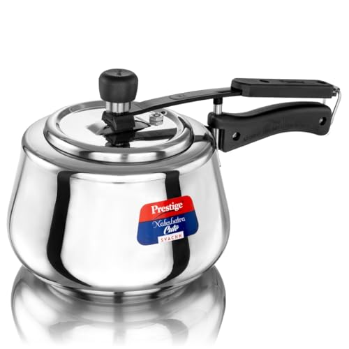 Image 1 of Default Title for the product Prestige Stainless Steel Nakshatra Cute Svachh Pressure Cooker 3 Litre