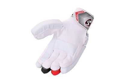 Image 6 of SG Polyvinyl Chloride Blaze LITE Cricket Batting Gloves S.Junior RH, White