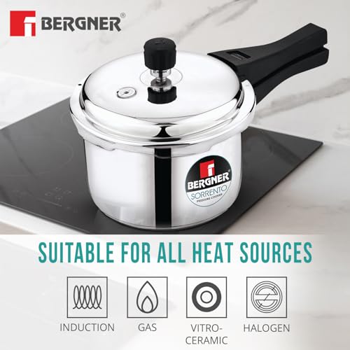 Image 6 of BERGNER Bergner Sorrento Stainless Steel Pressure Cooker 1.5 Litres