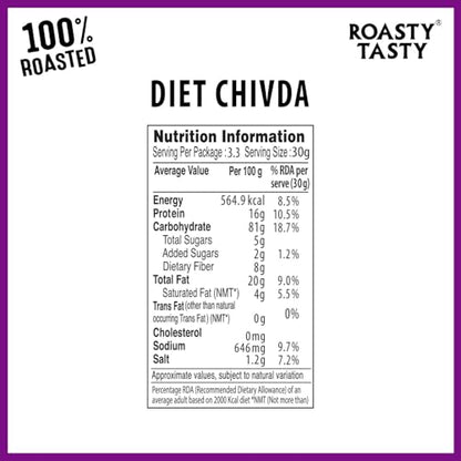 Image 6 of Roasty Tasty Diet Chivda 100g x 4 Packs