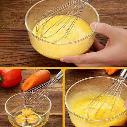 Image 6 of Hand Blanders Hand Blender Wire Whisk, Egg Beater for Blending