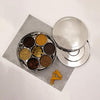 Image 1 of Small-1 for the product Spillbox Handcrafted Stainless Steel Spice Box Set for Kitchen