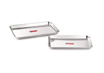 Image 5 of 2 / Small & Medium for the product HAZEL Stainless Steel Serving Tray