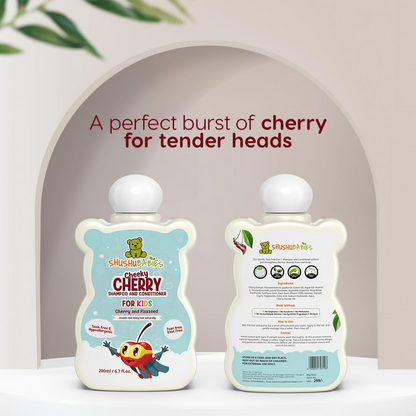Image 2 of ShuShu Babies Cheeky Cherry Shampoo & Conditioner (under 4-12 Years)