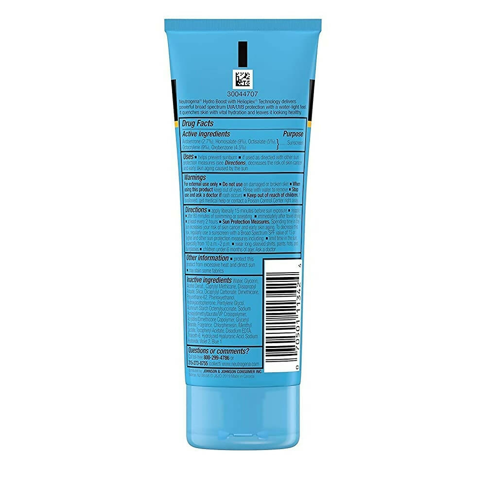 Image 2 of Neutrogena Hydro Boost Water Gel Sunscreen Lotion with Broad Spectrum SPF 50