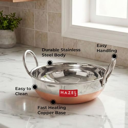Image 6 of HAZEL Copper Bottom Kadhai