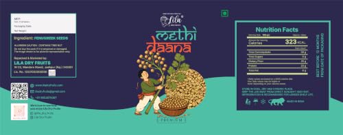 Image 8 of LILA DRY FRUITS Methi Dana Fenugreek Seeds Whole Raw