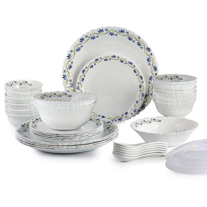 Image 3 of Cello Opalware Dazzle Series Morning Glory Dinner Set, 35 Units