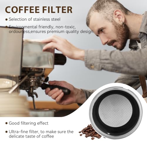 Image 7 of Supvox Portafilter Basket 51mm Stainless Steel Precision Fit