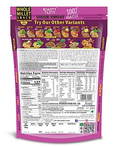 Image 3 of Roasty Tasty Jowar Mix Magic Masala Roasted Snack 340g