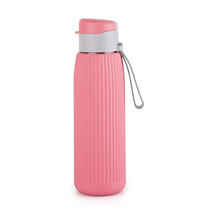 Image 1 of Pink / 630 ml for the product CELLO Puro Steel-X Inner Steel Insulated Water Bottle