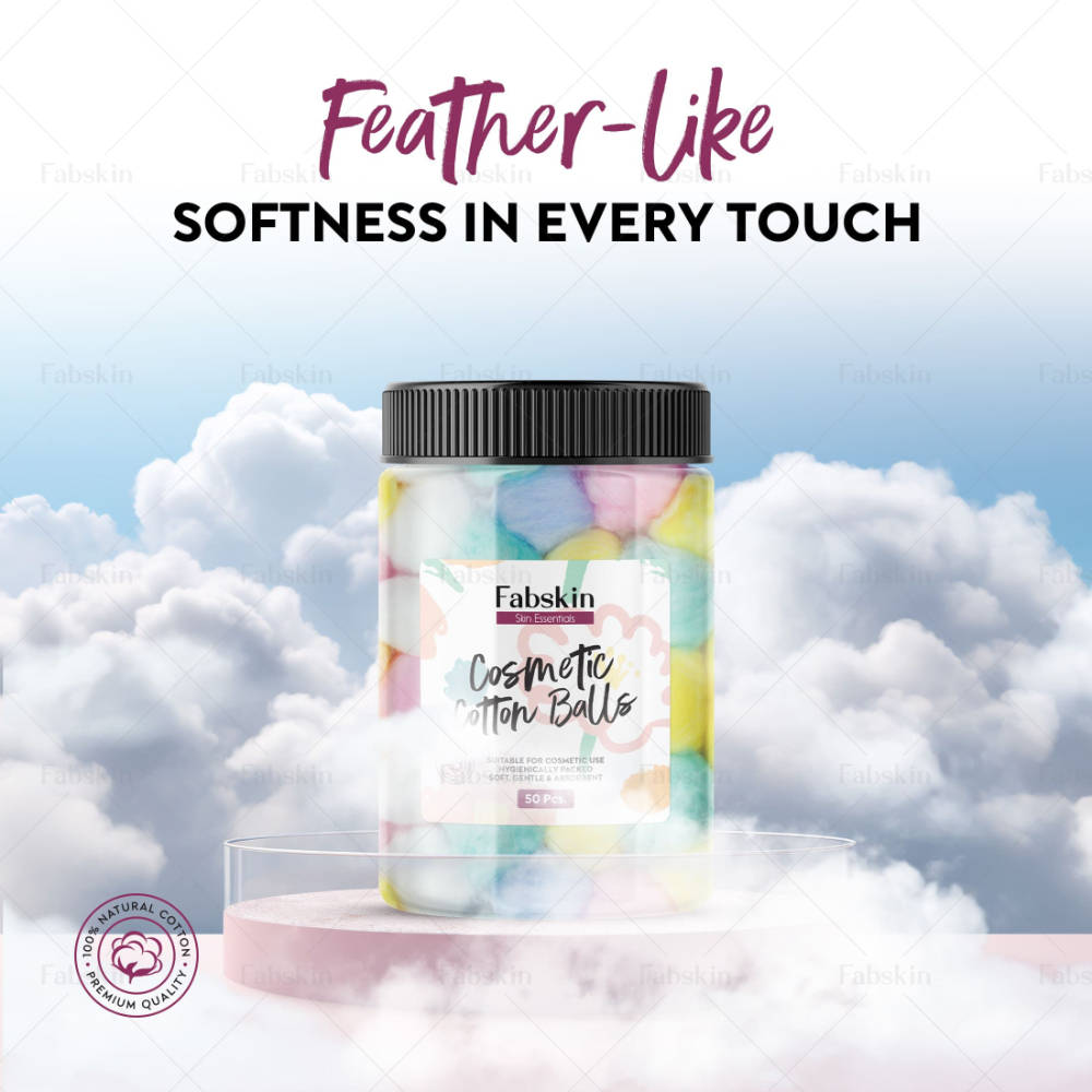 Image 2 of Fabskin Cosmetic Cotton Balls - 50