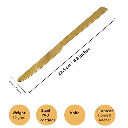 Image 7 of Spillbox Stainless Steel PVD Coated Cutlery Knife Butter Spread Knife