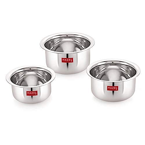 Image 15 of HAZEL Stainless Steel Patila with Lid Cooking Vessel