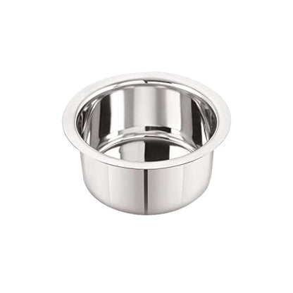 Image 1 of Default Title for the product neelam Stainless Steel Flat Bottom Tope 550ml