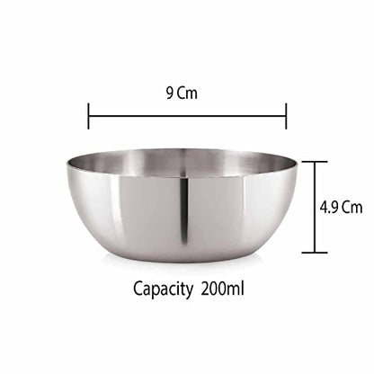 Image 4 of neelam Stainless Steel 5.5 18G JK Vati, Silver