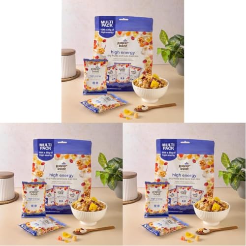 Image 3 of 300 gm (Pack of 3) for the product Paper Boat High Energy Dry Fruits & Nuts Trail Mix