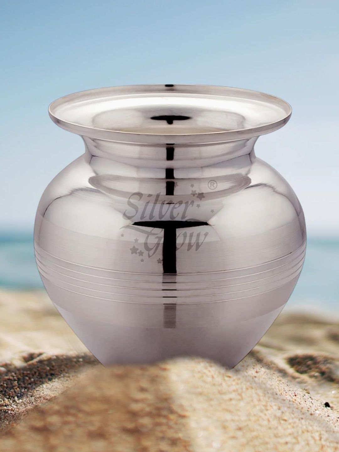 Image 5 of Silverglow Stainless Steel Durable Amrit Pooja Kalash
