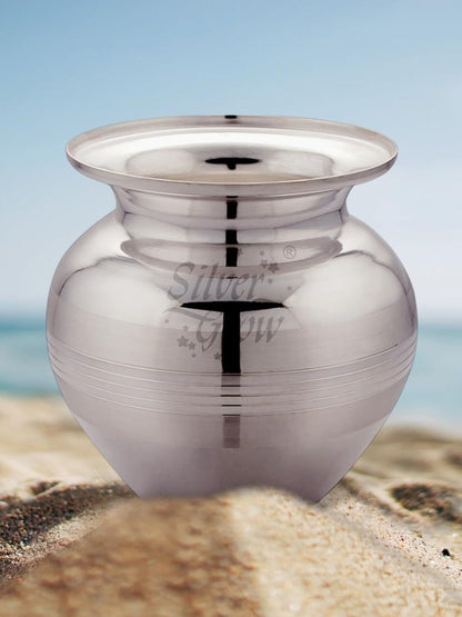Image 5 of Silverglow Stainless Steel Durable Amrit Pooja Kalash