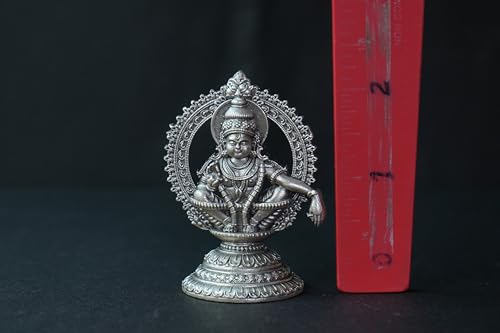Image 5 of Dista Silvers Antique Ayyappa Idol Big 50.48G