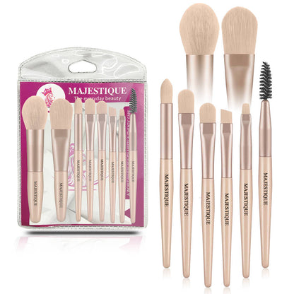 Image 1 of 8 pcs for the product Majestique Makeup Brush Collection Set
