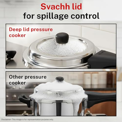 Image 6 of Prestige 5 Litre Triply Svachh Outerlid Pressure Cooker