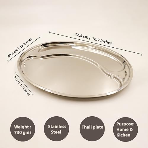 Image 4 of Spillbox Oval Maharaja Thali
