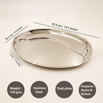 Image 4 of Spillbox Oval Maharaja Thali