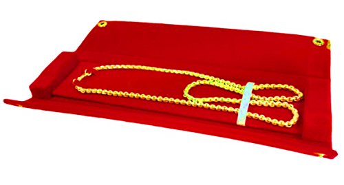 Image 5 of atorakushon Pack of 2 Necklace Chain Bracelet Storage Box (Red)