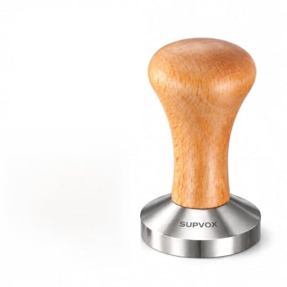 Image 1 of Default Title for the product Supvox Coffee Tamper 58mm with SUS Heavy Duty Base and Wooden Handle
