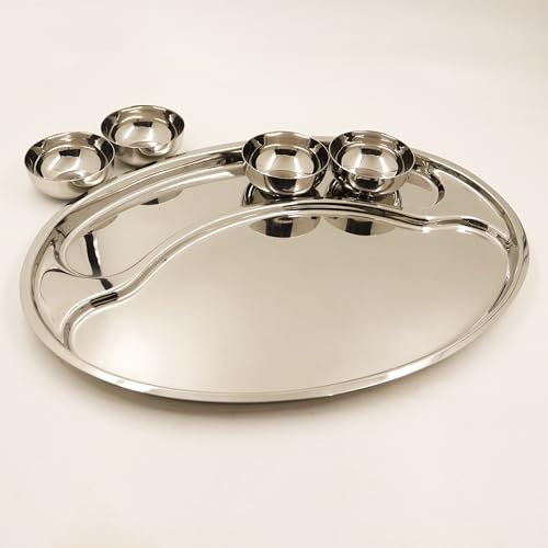 Image 3 of Spillbox Oval Maharaja Thali