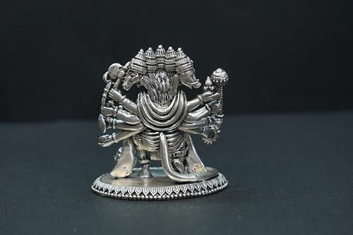 Image 3 of Dista Silvers Antique Panchamukhi Hanuman 175.72G