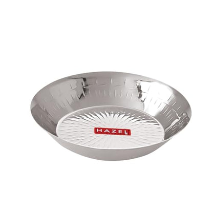 Image 7 of HAZEL Stainless Steel Snack Plate 20.7cm Pack of 6