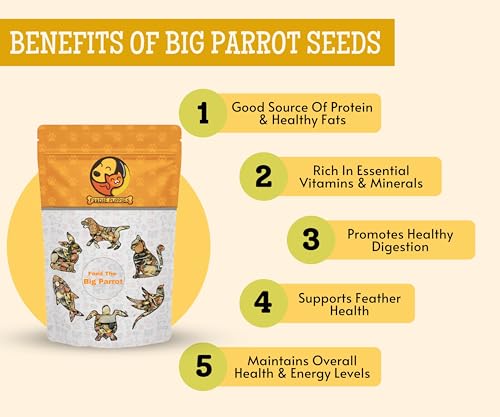 Image 10 of Foodie Puppies Parrot Bird Food for Big Parrot Birds