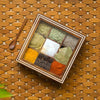 Image 1 of Default Title for the product ExclusiveLane Sheesham Wooden Spice Box for Kitchen with Spoon (9 Non-Detachable Compartments, Each Compartments : 80 gram)
