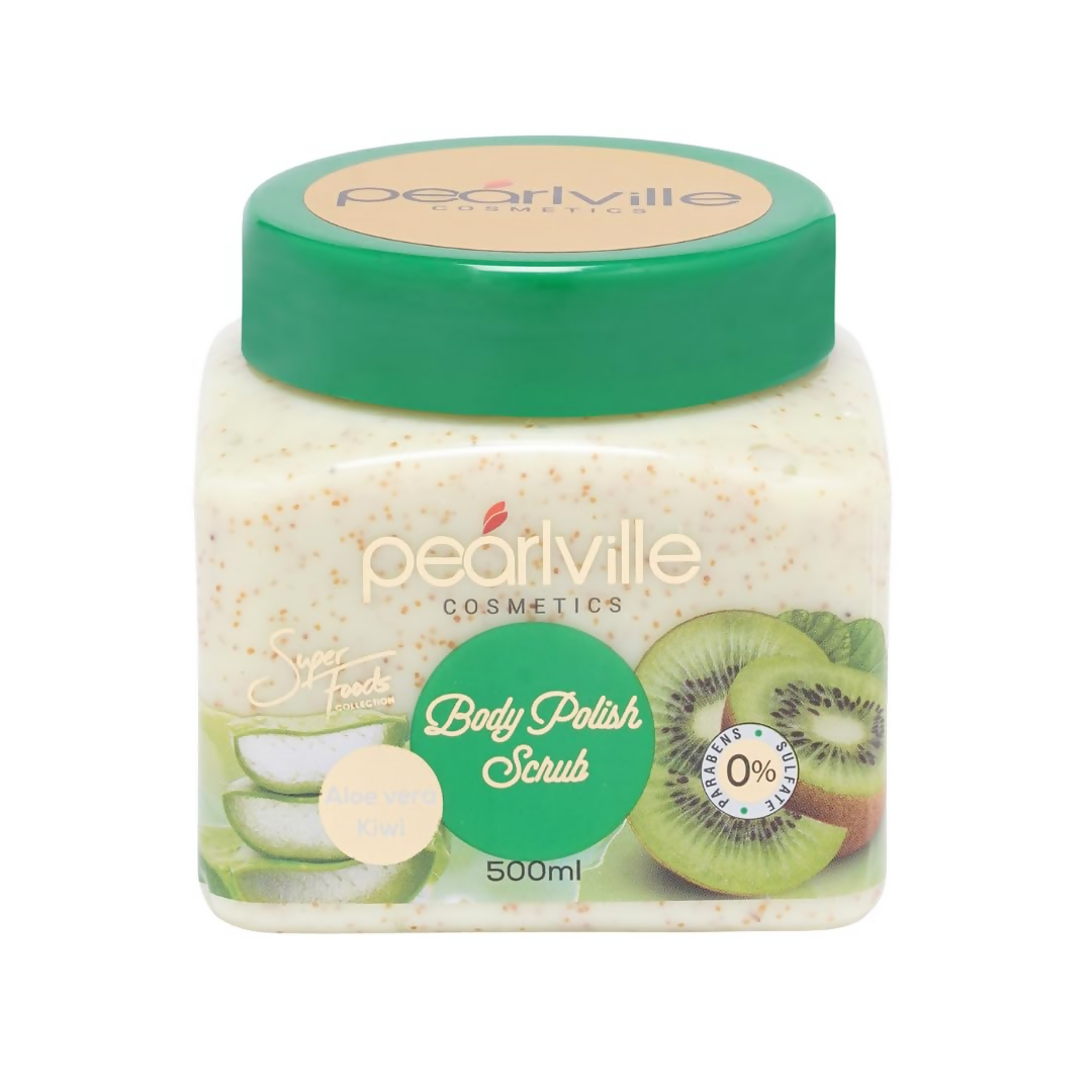Image 1 of Pearlville Superfoods Collection Kiwi Aloe Vera Body Polish Scrub