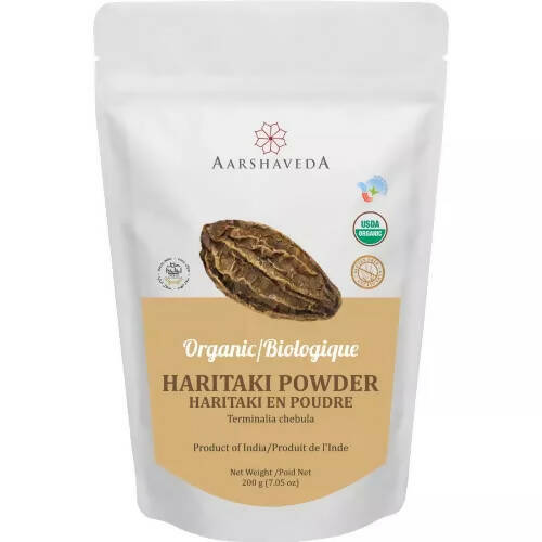 Image 1 of 200 gm for the product Aarshaveda Organic Haritaki Powder