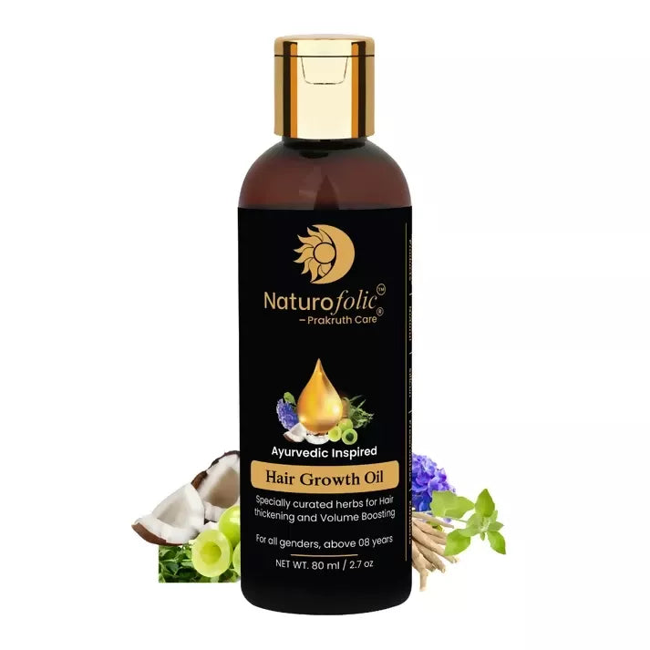 Image 1 of 80 ml / Pack of 1 for the product Prakruth Care Ayurvedic Inspired Hair Growth Oil